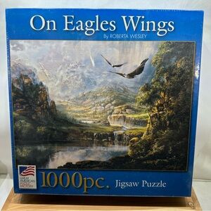 Great American Puzzle Factory 1000 Piece Puzzle ON EAGLES WINGS